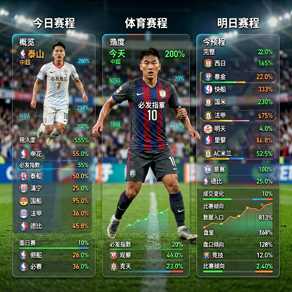 体育数据统计图表概览